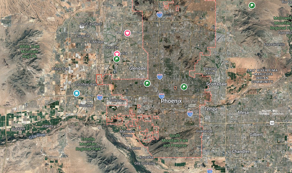 Phoenix Map